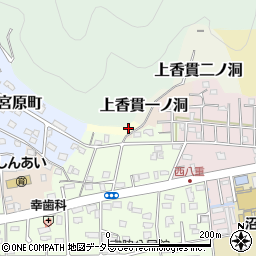 静岡県沼津市上香貫獅子路周辺の地図