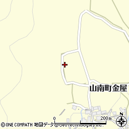 兵庫県丹波市山南町金屋306周辺の地図