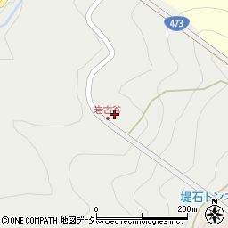 愛知県設楽町（北設楽郡）荒尾（岩古谷山）周辺の地図