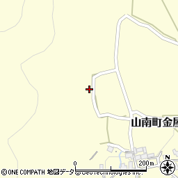 兵庫県丹波市山南町金屋309周辺の地図