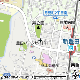 愛知県豊田市小坂本町1丁目4周辺の地図