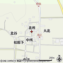 京都府南丹市八木町池上北所周辺の地図