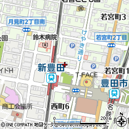 豊田信用金庫若宮支店周辺の地図