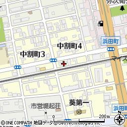 名古屋浜田郵便局周辺の地図