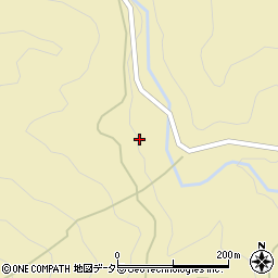 愛知県北設楽郡東栄町振草下粟代畑ケ紙周辺の地図