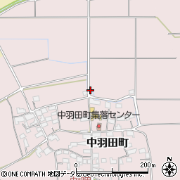 滋賀県東近江市中羽田町周辺の地図