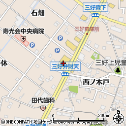 丸忠寿司丸忠フィール三好店周辺の地図
