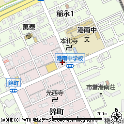 愛知県名古屋市港区錦町9周辺の地図