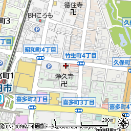愛知県豊田市竹生町4丁目21周辺の地図