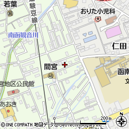 静岡県田方郡函南町間宮874-11周辺の地図