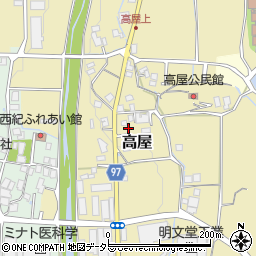 兵庫県丹波篠山市高屋242周辺の地図