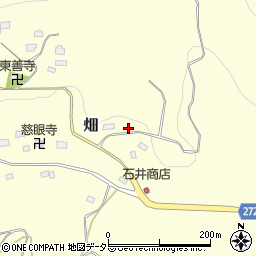 千葉県鴨川市畑730周辺の地図