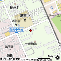 錦荘周辺の地図