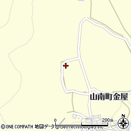 兵庫県丹波市山南町金屋303周辺の地図