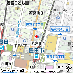 アニメイト　豊田周辺の地図