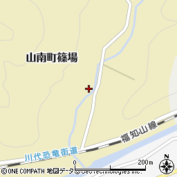 兵庫県丹波市山南町篠場292周辺の地図