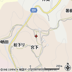 愛知県豊田市桑原田町周辺の地図