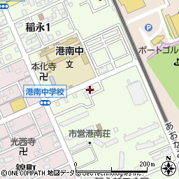 竹の子周辺の地図