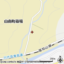 兵庫県丹波市山南町篠場445周辺の地図
