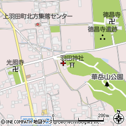 滋賀県東近江市上羽田町2257周辺の地図