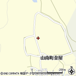 兵庫県丹波市山南町金屋282周辺の地図