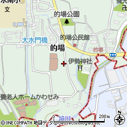 静岡県駿東郡清水町的場周辺の地図