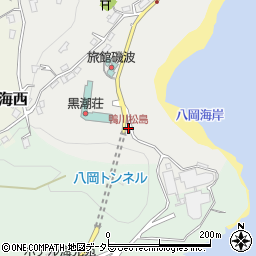 鴨川松島周辺の地図