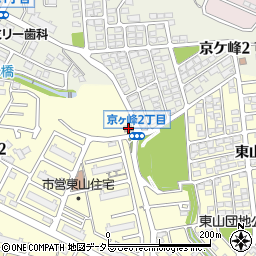 豊田東山郵便局周辺の地図
