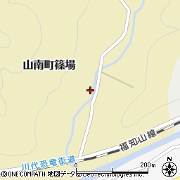 兵庫県丹波市山南町篠場291周辺の地図