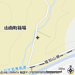 兵庫県丹波市山南町篠場91周辺の地図