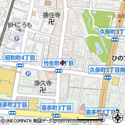 愛知県豊田市竹生町4丁目55周辺の地図