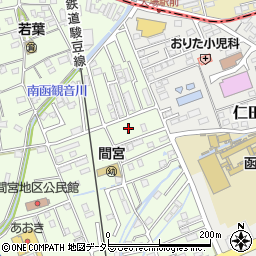 静岡県田方郡函南町間宮875-18周辺の地図
