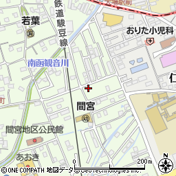 静岡県田方郡函南町間宮875-23周辺の地図