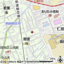 静岡県田方郡函南町間宮875-28周辺の地図
