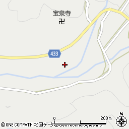 愛知県設楽町（北設楽郡）荒尾（広見）周辺の地図
