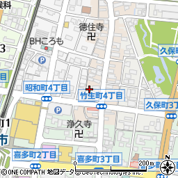 愛知県豊田市竹生町4丁目7周辺の地図