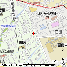 静岡県田方郡函南町間宮875-9周辺の地図