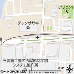 名鉄協商東名古屋港第６駐車場周辺の地図