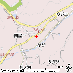 愛知県豊田市幸海町ジュリンナ16周辺の地図