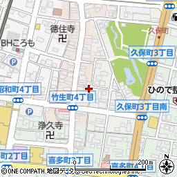 愛知県豊田市竹生町4丁目57周辺の地図