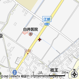 祇王郵便局周辺の地図