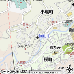 静岡県熱海市小嵐町5周辺の地図