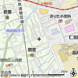 静岡県田方郡函南町間宮875-30周辺の地図