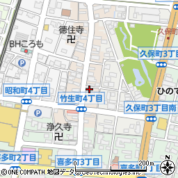 愛知県豊田市竹生町4丁目58周辺の地図