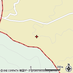 愛知県北設楽郡東栄町振草下粟代前田周辺の地図