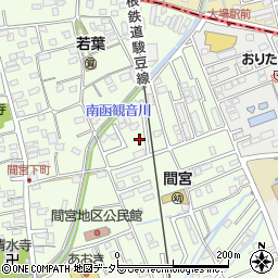 静岡県田方郡函南町間宮860-6周辺の地図