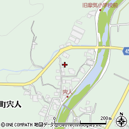 京都府南丹市園部町宍人市場50周辺の地図