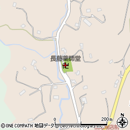 長藤薬師堂周辺の地図