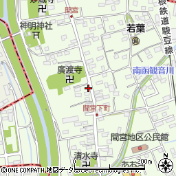 静岡県田方郡函南町間宮198-1周辺の地図