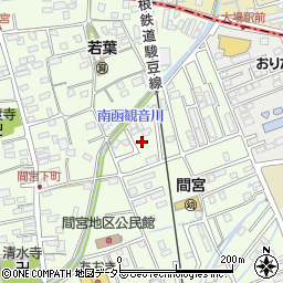 静岡県田方郡函南町間宮859-11周辺の地図